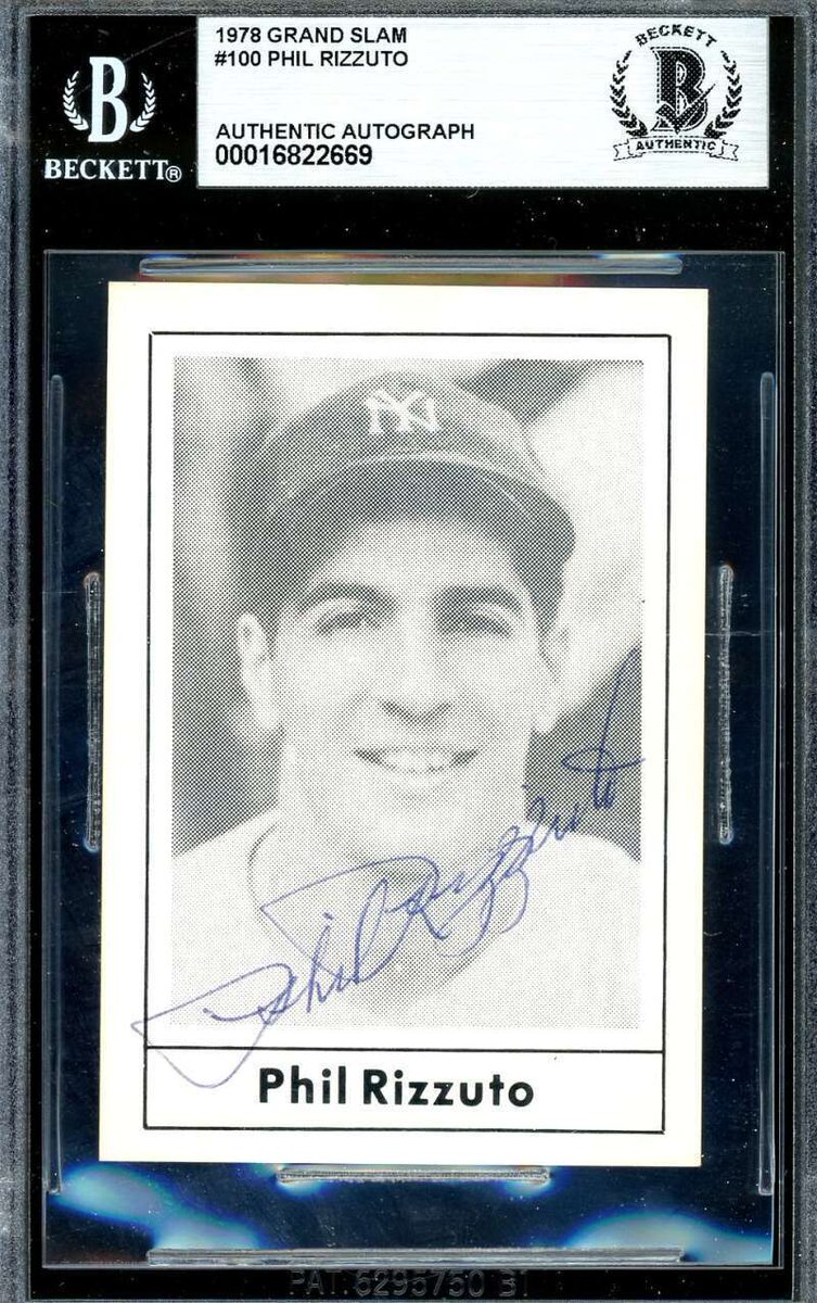 Phil Rizzuto Beckett BAS Signed 1978 Grand Slam Autograph: Vendor: khw
 Type: 
 Price: 60.99   
 
 Phil Rizzuto Beckett BAS Signed 1978 Grand Slam Autograph 📌 shrsl.com/4fuj5 📌 #CollectorsUnite #CollectorLife #CardCommunity #CardConnoisseur #GradedCards