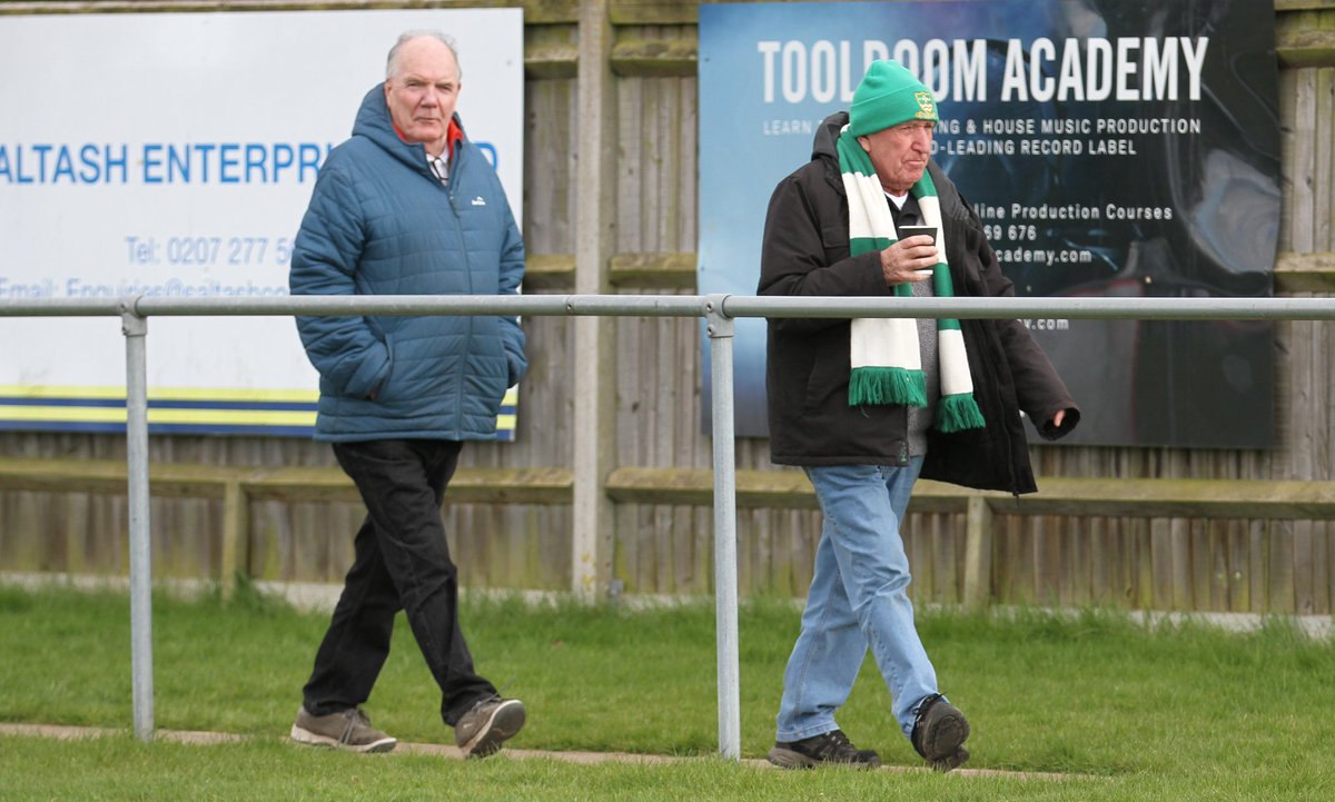 Two hard-core @Sutton_Athletic supporters - @RonNich17889737 & @NicholsonRoly