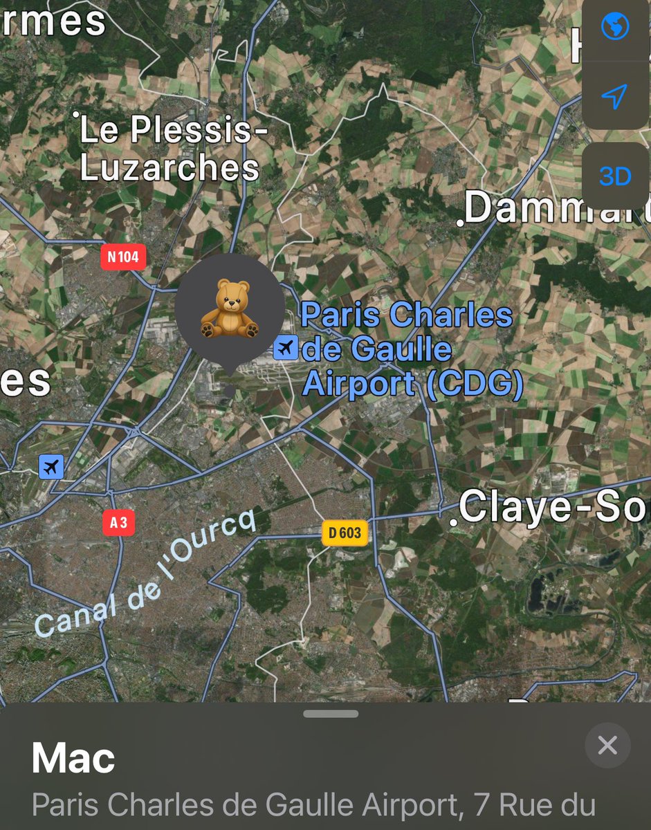 Track_mac_letss's tweet photo. I am in Paris Charles de Gaulle Airport, in transit back home to Ireland #trackmac🧸 https://t.co/fxmlrbRJVG