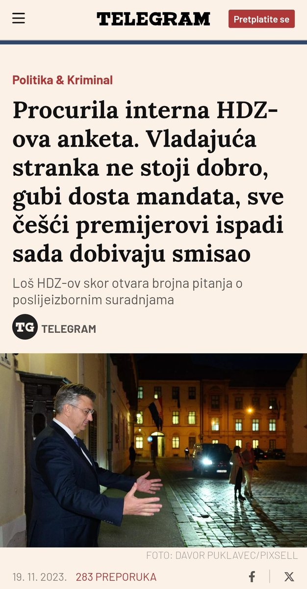 Kada sam u 11.mj objavio da je HDZ u panici jer im interne ankete daju 55 mandata, AP je to nazvao laži. Nakon cijele kampanje, povećanja plaća, mirovina, obilaska države uzduž i poprijeko i druge cijevi tunela Učka, HDZ je uhvatio (bez dijaspore) 58 mandata. Dakle, samo 3 više.