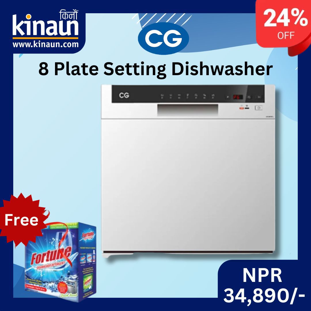 Flat 24% OFF on 8 Plate Setting Dishwasher + 1 Packet Dishwasher Kit worth NPR 1500 FREE !!!
kinaun.com/product/cg-8-p…

#CGDigital #Dishwasher #8platedishwasher #homeappliances #kitchenappliances #discount #offer #kinaunshopping #किनौं