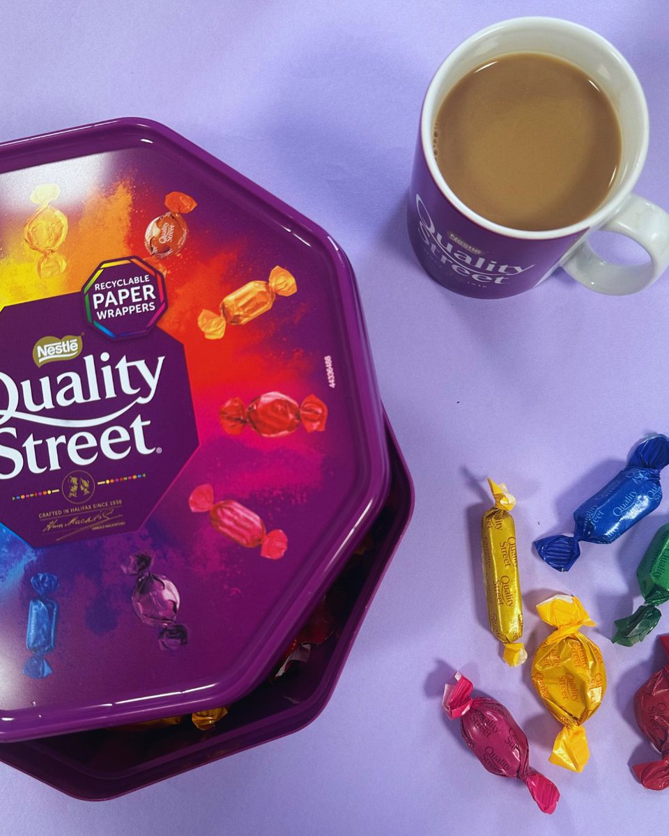 Today is #NationalTeaDay in the UK, and we all know that us Brits love a good ol' cuppa! ☕ The question is... which Quality Street sweet do you think goes best with a cup of tea? 🤔