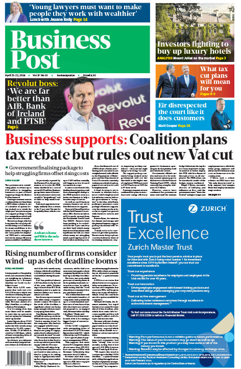 Our front page today. Pick up a copy in stores or subscribe at businesspost.ie/e-reader for these stories plus: 🗞️ How PSG’s president became football’s great powerbroker 🗞️ ‘Climate limit’ on data centres, Ryan tells tech giants 🗞️ Matt Cooper on USC