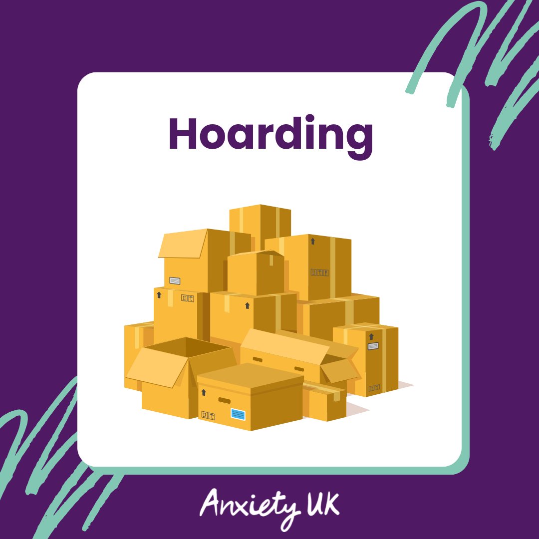 Hoarding is a type of anxiety characterised by the accumulation of possessions & the difficulty of letting them go once they are no longer needed. If you suspect you may be hoarding, take a look at our website to find out more: anxietyuk.org.uk/anxiety-type/c… #hoarding #typeofanxiety