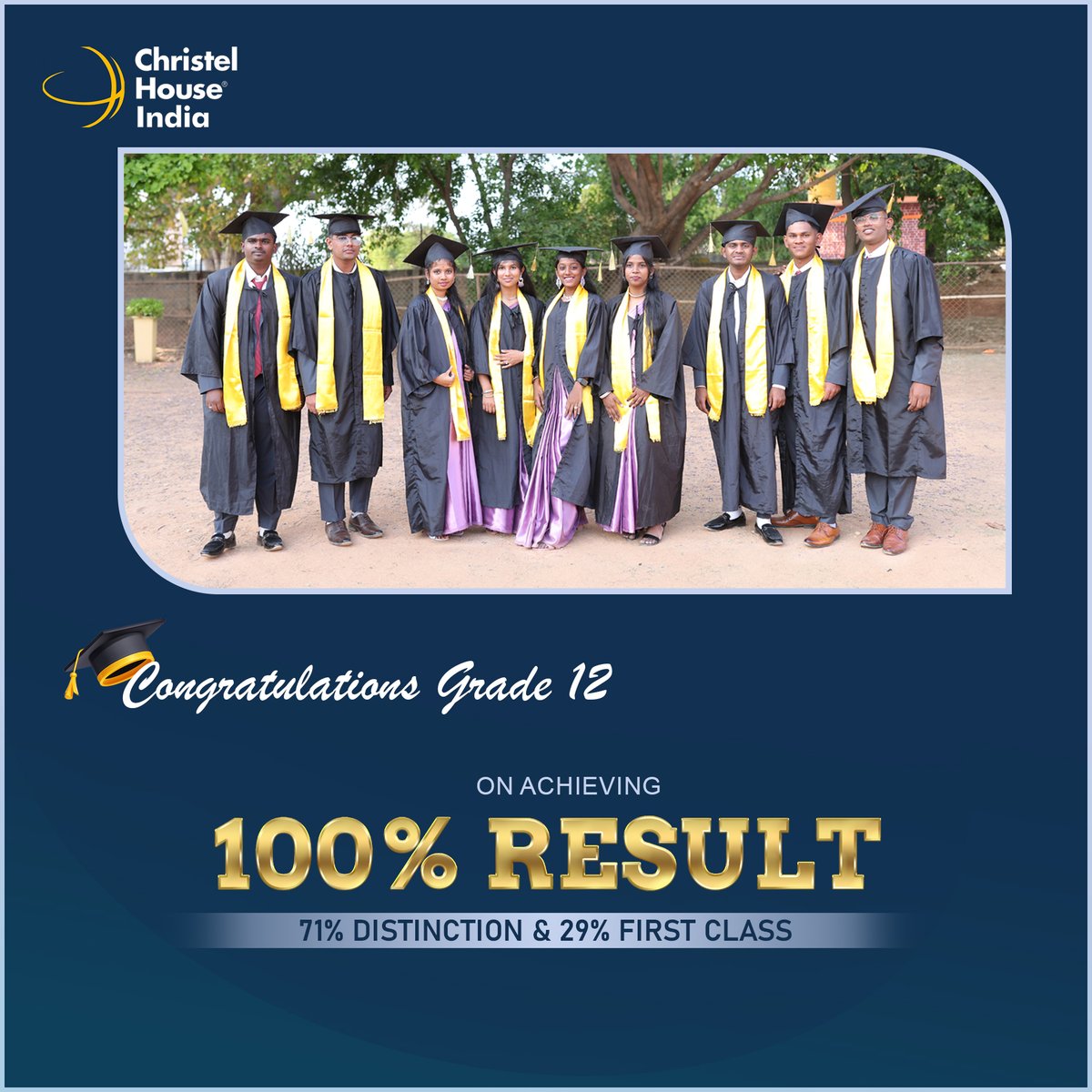 Congratulations to our Grade 12 students at Christel House India. Impressive results. We are so proud of your hard work and wish you success as you continue your journey. You will always be part of our Christel House family. #morethanaschool #changinglifeoutcomes