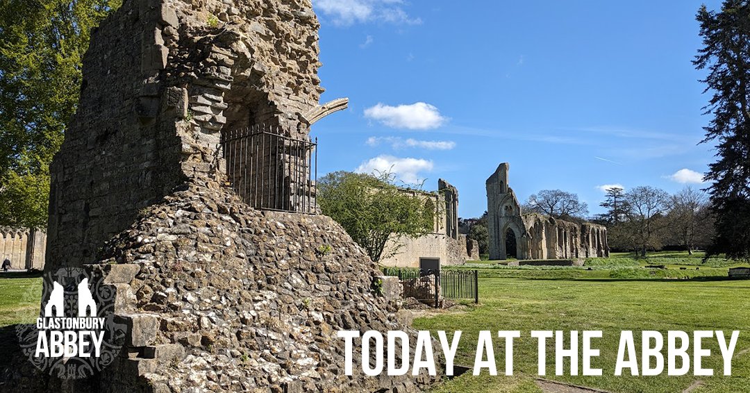 Today at the abbey! Goodwife Molly leads today's Living History tours at 11am, 12 and 2pm. For a demonstration of medieval butter making, visit the Abbot's Kitchen from 3pm. #TodayattheAbbey #TATA #LivingHistory