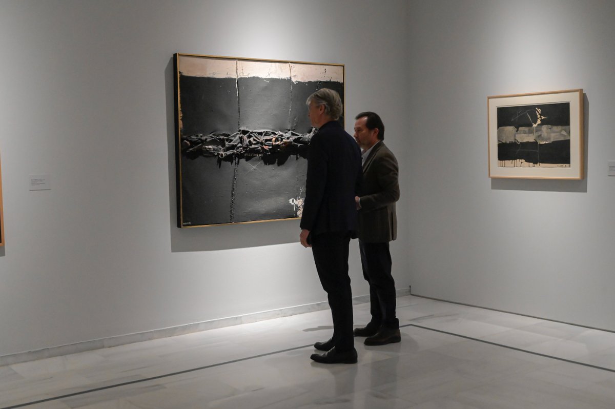 FundacionBcja's tweet photo. ⁉️El Paso, 🔴 #RafaelCanogar, #MartínChirino, #LuisFeito, #JuanaFrancés, #ManuelMillares, #ManuelRivera, #AntonioSaura, #PabloSerrano, #AntonioSuárez y #ManuelViola son los 10 artistas que compusieron el grupo entre 1957 y 1960. https://t.co/PGfnMf3BpI
