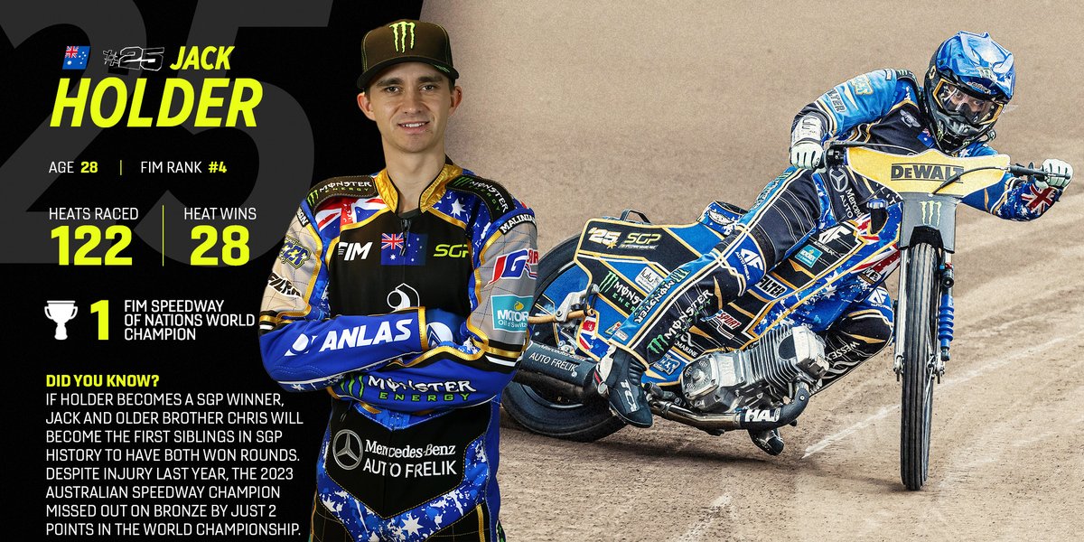 Could this year be the year?! 👀 @Jackwoohaa and his brother @Chris_Holder23 could become the first sibling pair in history to both win an SGP event 🤝 #FIMSpeedwayGP | #2024Loading 🔄