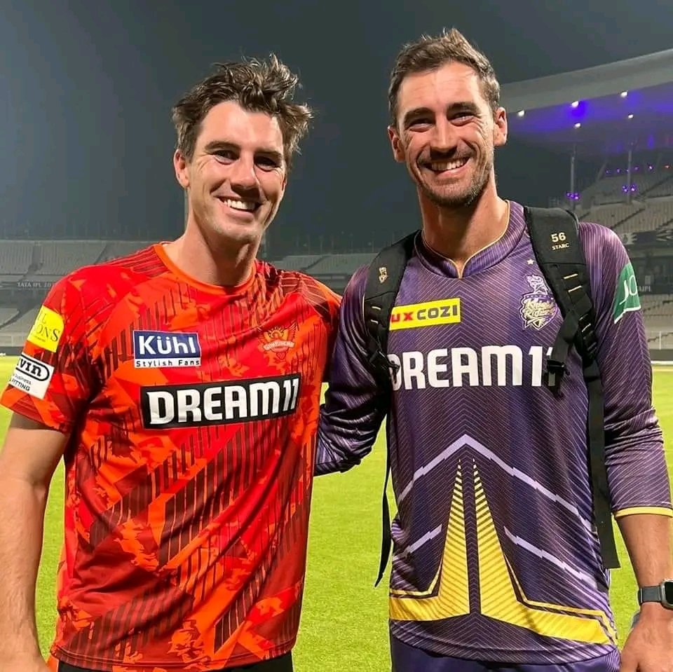 500 million Indian Rupees in one picture.

Michal Starc 
Pit Cummins 

Good afternoon

X FAMILY

#AmiKKR #KKRvSRH
#IPL2024live #IPL2024 #IPL24 
#HaneyGarcia #FactsAndBeliefsOfJainism #amici23 #bbtvi