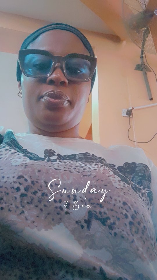God is great. I was enthralled by the smiles he brought to my face.🥰OBM❤️ Thank you lord🙏 Happy Sunday Family of X 🥰😘 #sundayvibes