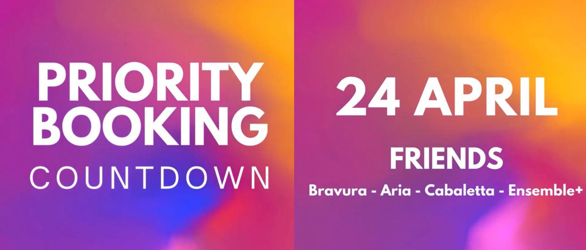 📣 3 days to go! Priority booking for our Bravura, Aria, Cabaletta and Ensemble+ Friends opens this Wednesday! Don't forget to renew your membership to secure the best seats at this year's festival. 👉Find out more about becoming a Friend here bit.ly/WFOFriends