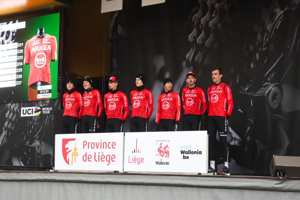 👋 Liège Départ imminent pour notre équipe World Tour 🚩 #LBL