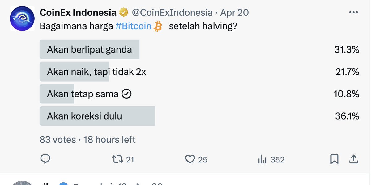SapriJordan's tweet photo. @CoinExIndonesia stagnan gaes, lihat aja di https://t.co/qXm4XmhB4u https://t.co/761fRg5UBK