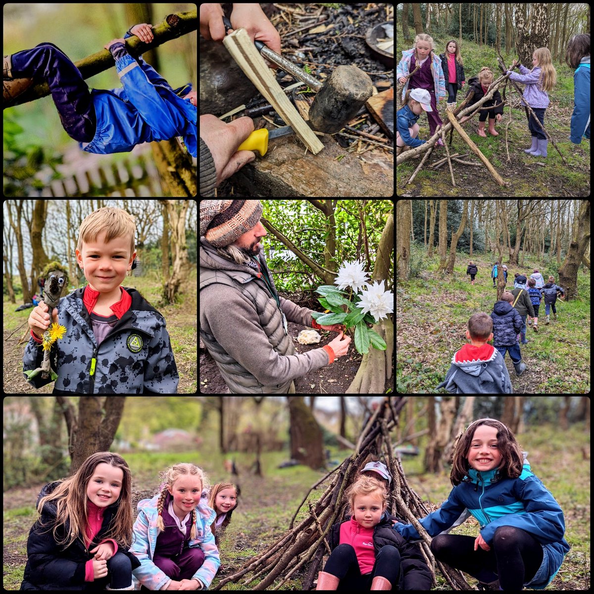 We have been delivering excellence since coming back after a successful Easter holidays! @BfdForestSchls #forestschool #outdoorlearning #nature #leeds #bradford #ilkley