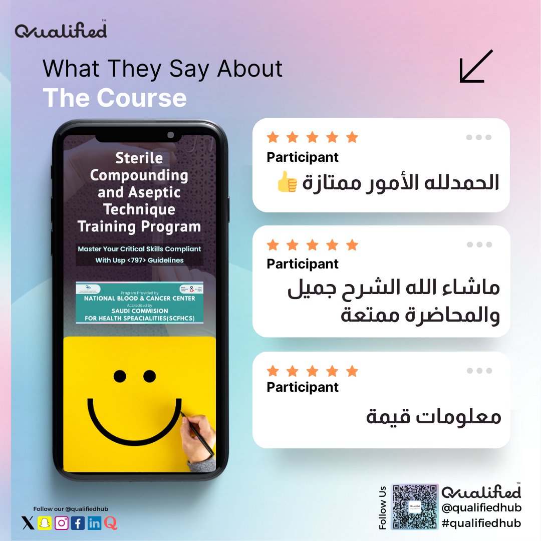 Qualifiedhub's tweet image. Great 1st session of our Sterile Compounding &amp;amp; Aseptic Technique Training! Participants loved it &amp;amp; are eager to learn more.
#pharmacytraining #sterilecompounding #aseptictechnique