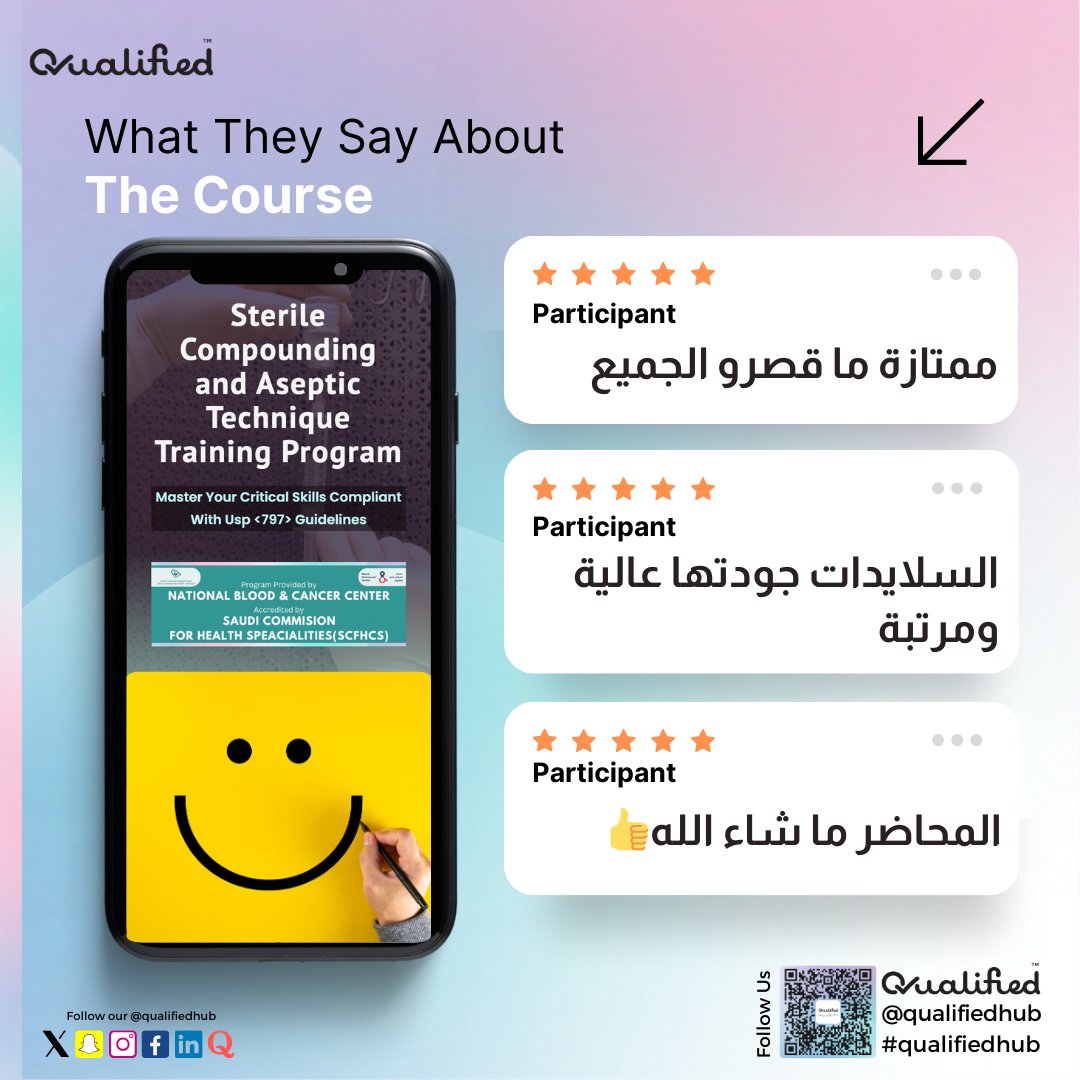 Qualifiedhub's tweet image. Great 1st session of our Sterile Compounding &amp;amp; Aseptic Technique Training! Participants loved it &amp;amp; are eager to learn more.
#pharmacytraining #sterilecompounding #aseptictechnique