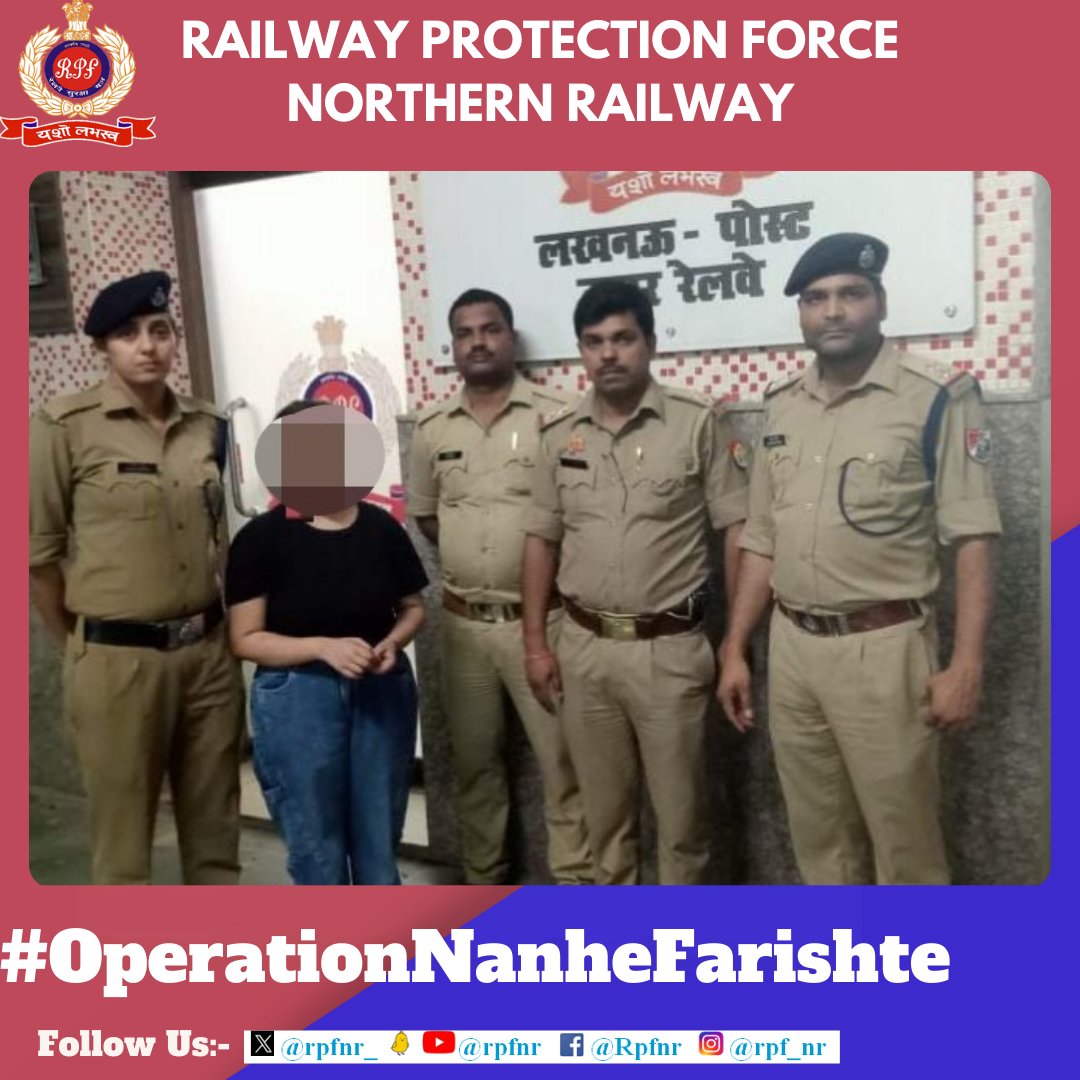 *खो ना जाएं ये तारे ज़मी पर* Under #OperationNanheFarishte #RPF NR rescued minors and handed over to Child line for Care and Protection. #ChildRescue @AshwiniVaishnaw @RailMinIndia @RailwayNorthern @RPF_INDIA