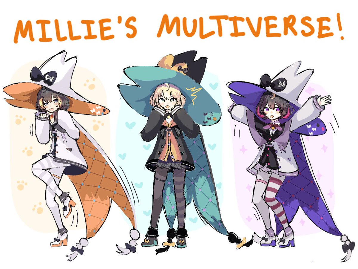 Many Cute Milles!!!!!
 #DrawMillie #PetraArt #YaminoArt #FreeMillie3D