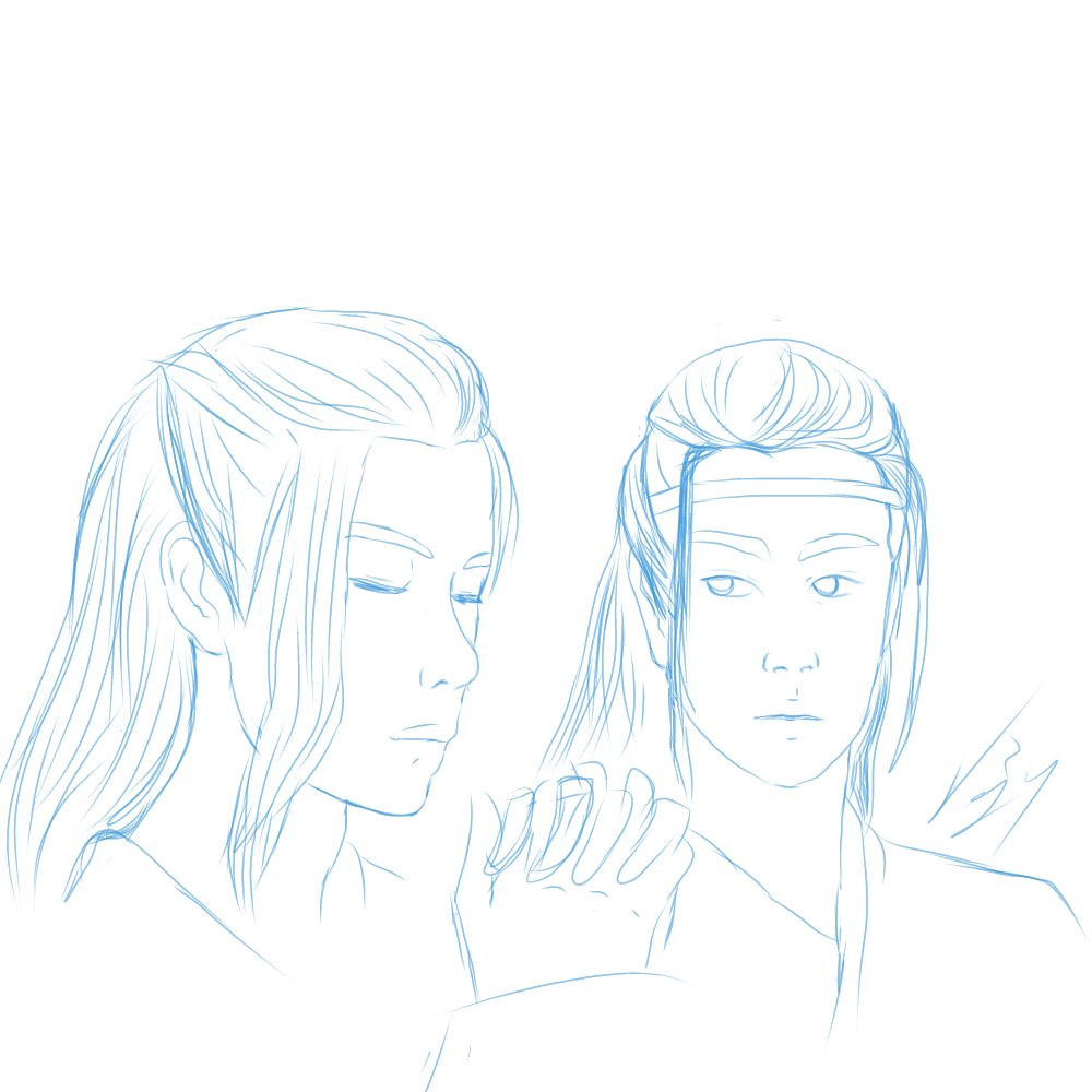 Just practice for this night... I know, tha fucking hands!! 😩😩😩... i hope finish this in a couple days... It's hard to draw these two holy danmei jajaja 
#TheUntamed #LanZhan #WeiYing #WangYibo #XiaoZhan #WangXian