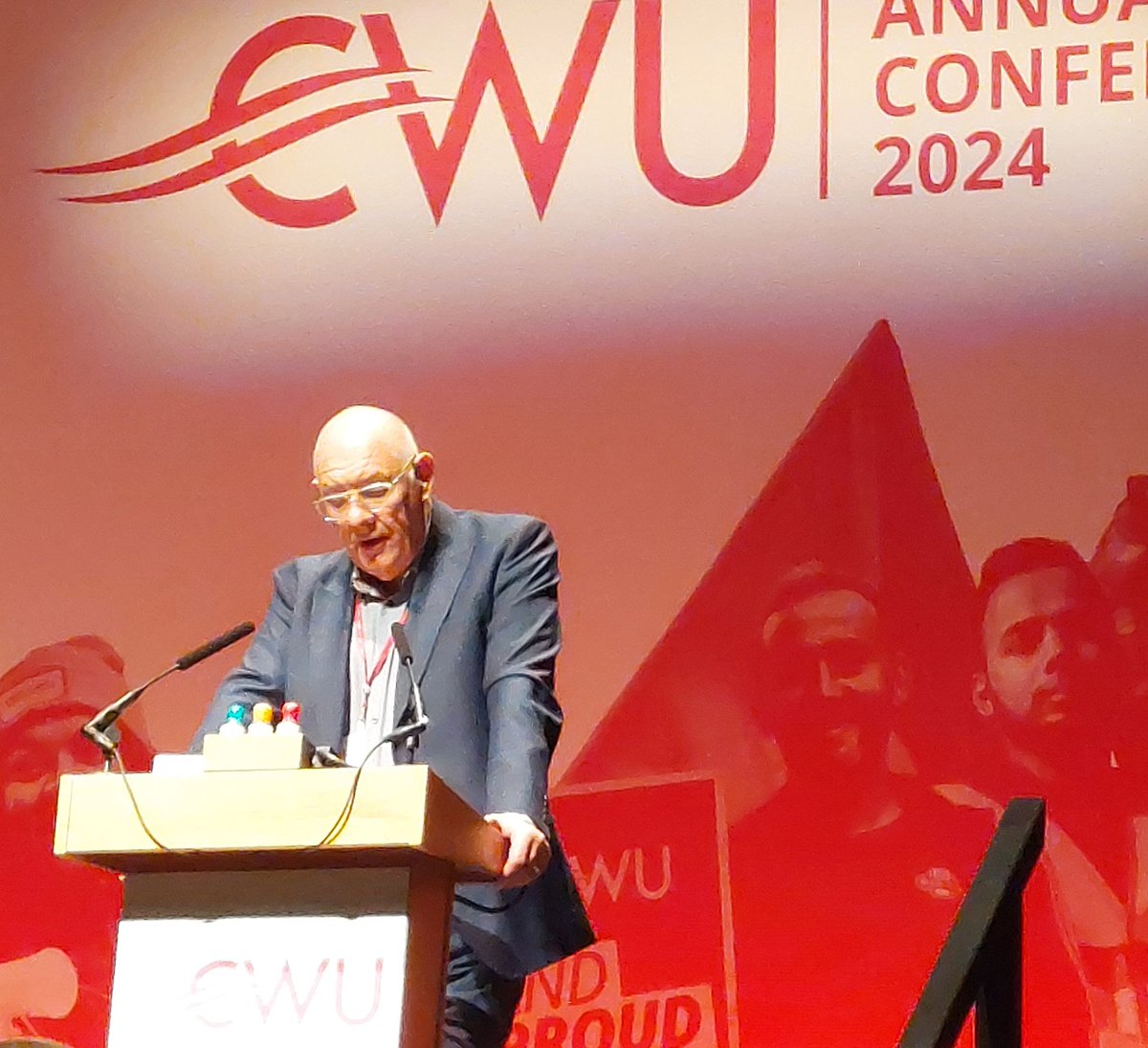 Start of conference 2024 ✊️@DaveWardGS @CWUnews Rest in Power Jane Loftus, missed and respected always 💔