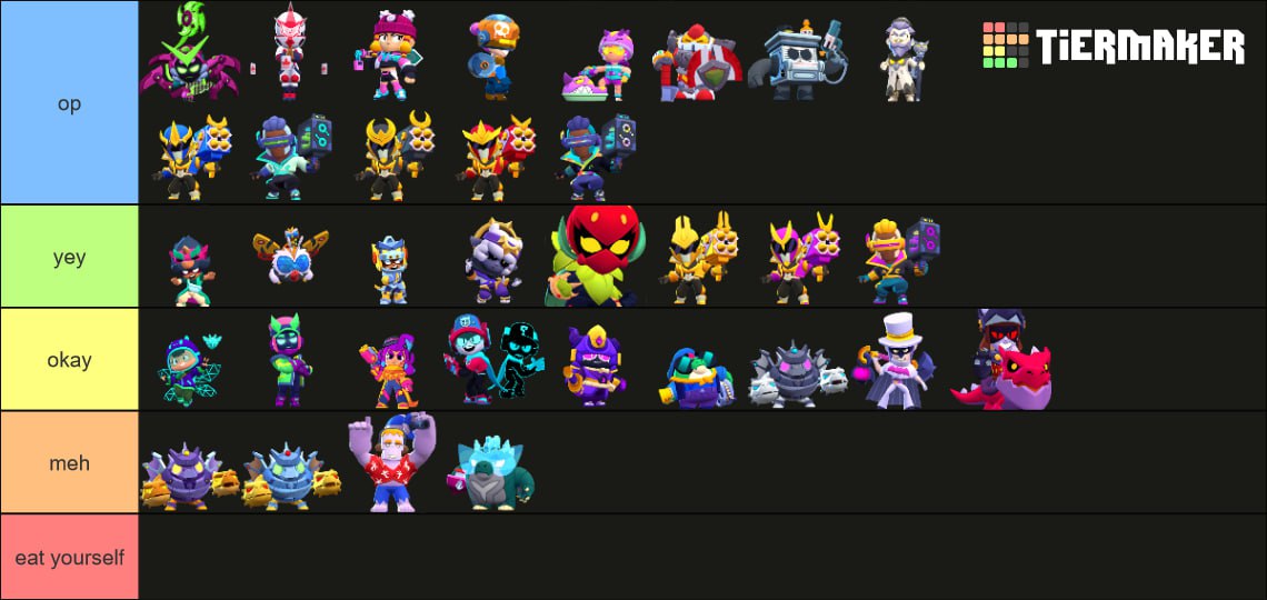 My take on new skins

I'm happy that unlike last update, with NO recolors, this one has plenty!

Also, now Arcade theme is completely returned with Antivirus 8-Bit, Gamer Bibi and Urban Ninja Tara! YEY

(and so I suppose with S2 ig? I'm not sure if Brock is just skin or 'rework')