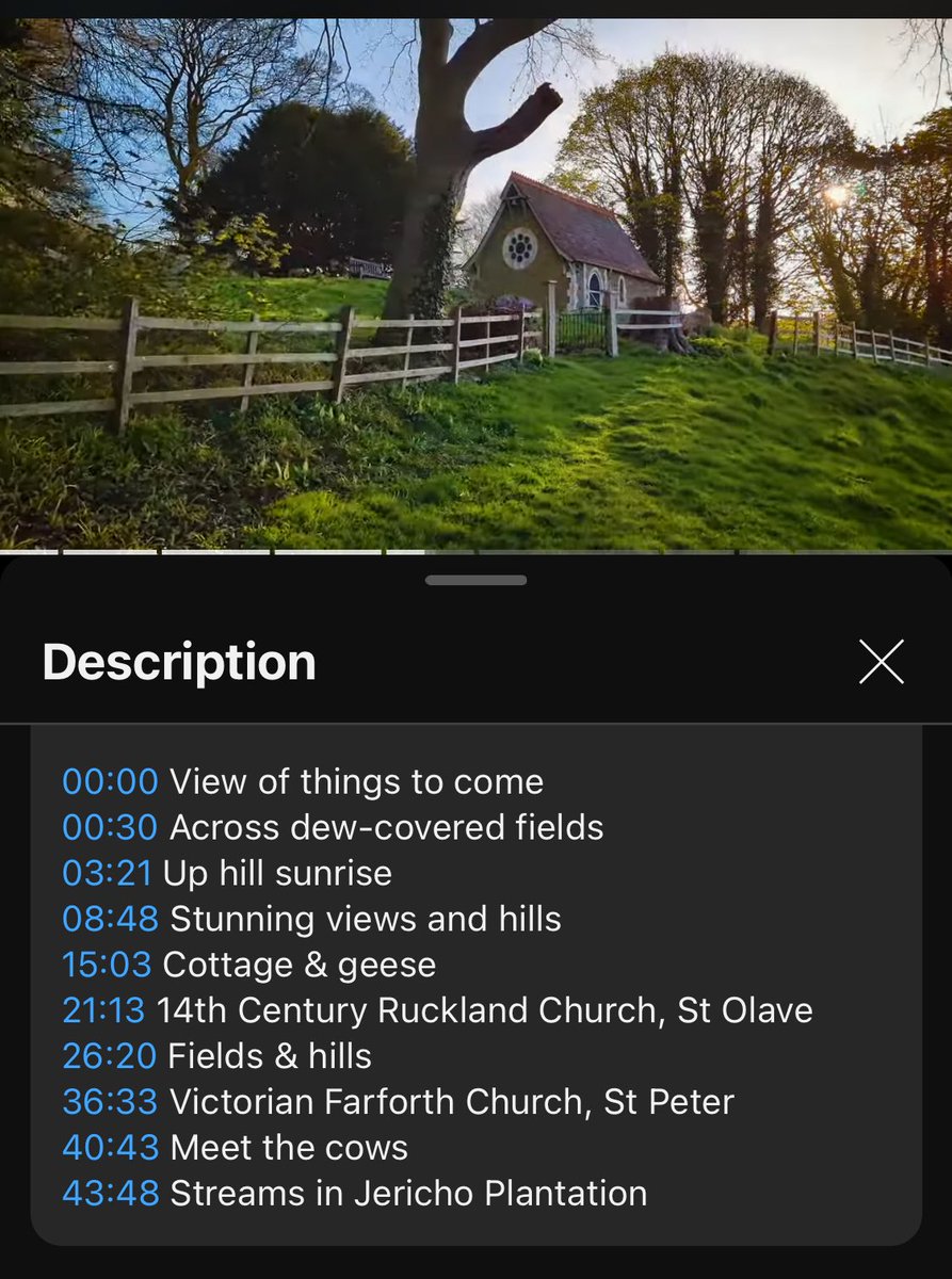 My latest Lincolnshire walking video was filmed at sunrise and includes a visit to St. Olave, Ruckland (said to be the smallest church in Lincolnshire). Link to watch on YouTube in 2nd tweet below.