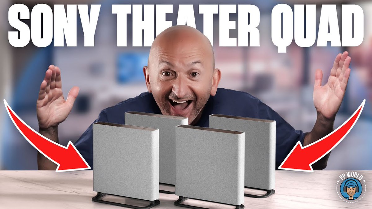 🔥NOUVELLE VIDEO 4K avec chapitres🔥 Voici le SONY Theater QUAD, le glorieux remplaçant du systême Home Cinéma HT-A9 ! Toutes les infos et tournage dans des décors de folie ❤️ RT RT au Max 🔽 youtu.be/esF9yA2XHng
