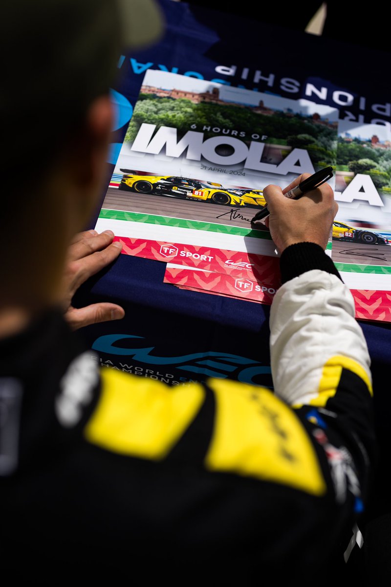 🫶🇮🇹 ✍️ #TFSport #WEC #6hImola #TeamChevy #CorvetteRacing