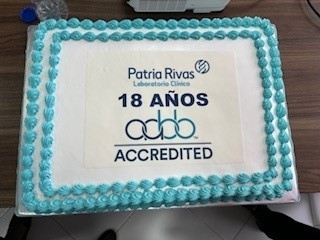 We’re kicking off the week with a celebration! 🥳 Our friends at @labpatriarivas1, a relationship testing facility in Santo Domingo, Dominican Republic, achieved AABB accreditation for the 18th year in a row. 🥇 Congratulations, everyone! #AABBAccreditation
