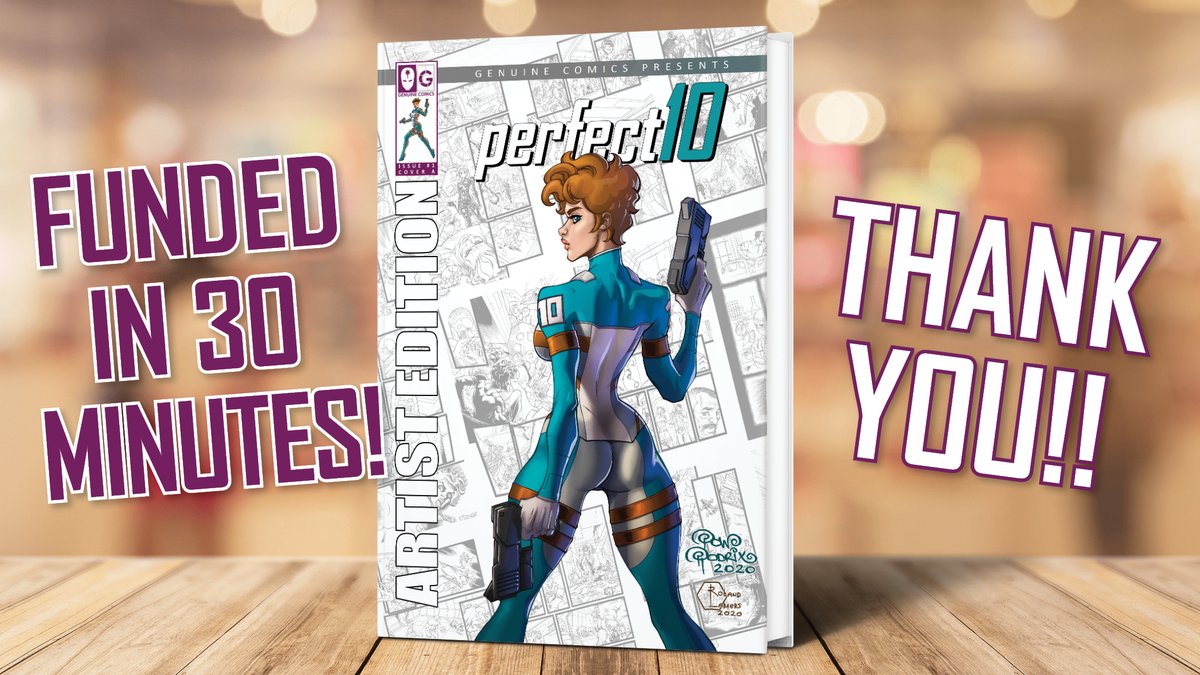 Wow! I just woke up and saw that the #Perfect10 Artist Edition on #Kickstarter is already over 300% funded! That is astonishing! THANK YOU ALL SO MUCH! 🥳🙏 What a great launch day! Let's keep the momentum going! This book is going to be amazing! Link: kck.st/4b4ncVA