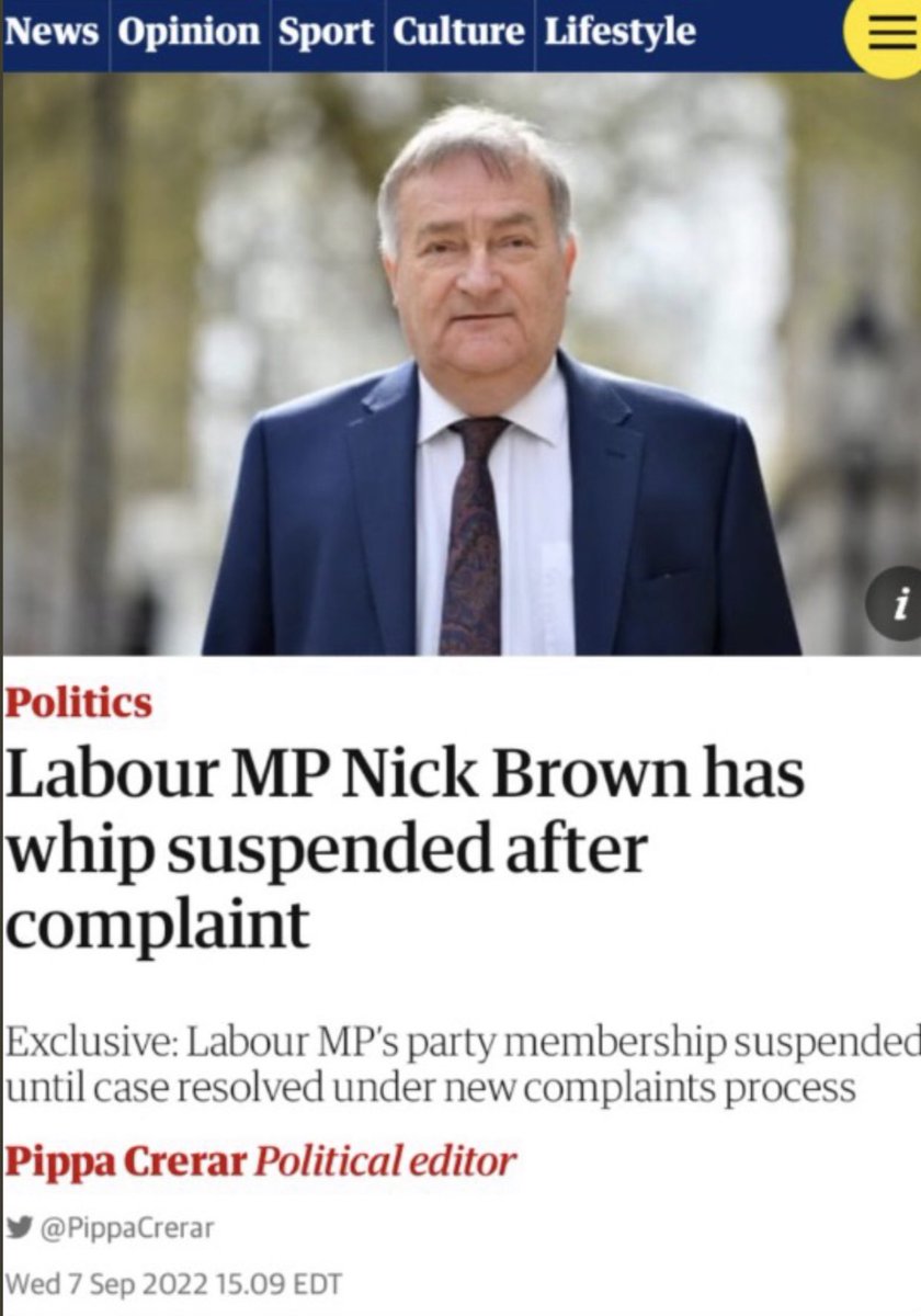#bbclaurak Typical hypocrisy.

Asking about a Tory Mp brung suspended, by in 12 months, never once asked a Labour Mp what #Nickbrown was suspended for and where was he?

Why not..