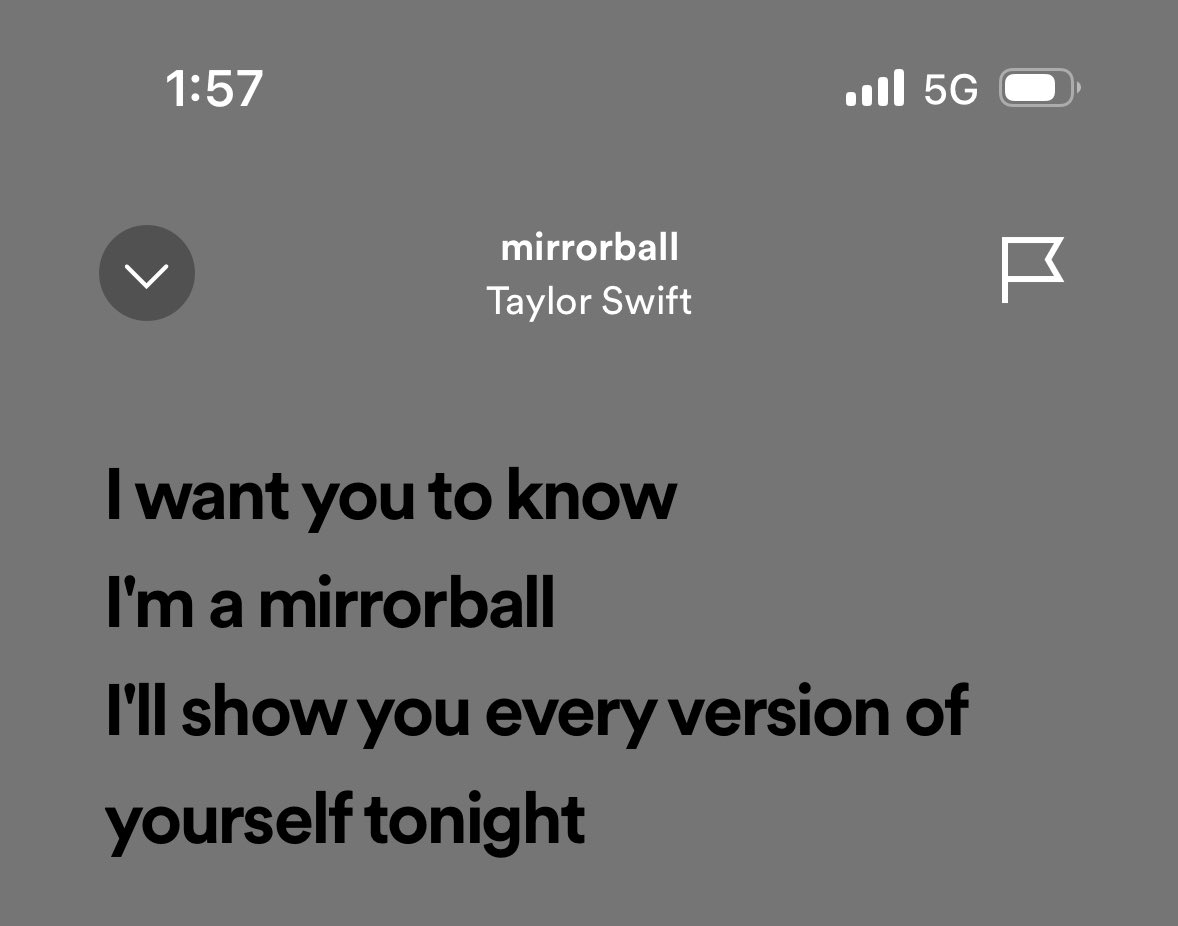 girl 😹😹😹 you are NOT mirrorball ❌❌ you're a 34 year old billionaire😂😂😂 all these BIG words and saying nothing 🙄🙄