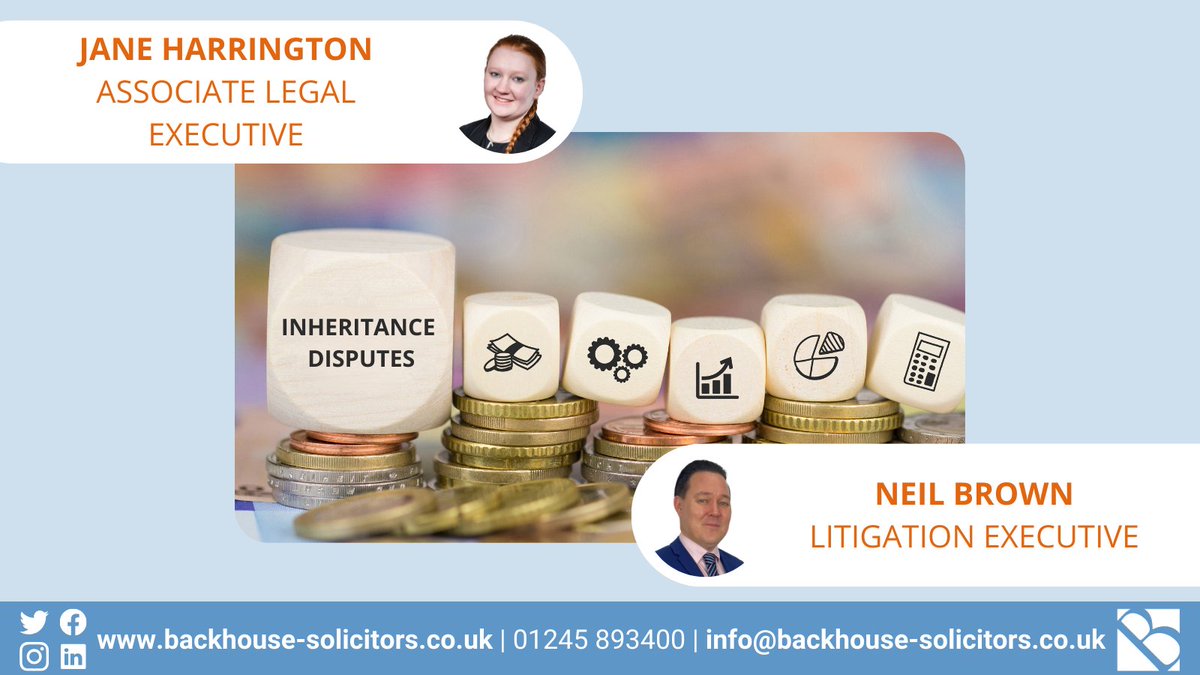 At Backhouse Solicitors, we are experts in dealing with inheritance disputes. If you believe you have been unfairly left out of a Will, contact us today or visit zurl.co/9i6N #wevegotyourback #inheritance #dispute #wills #legaladvice