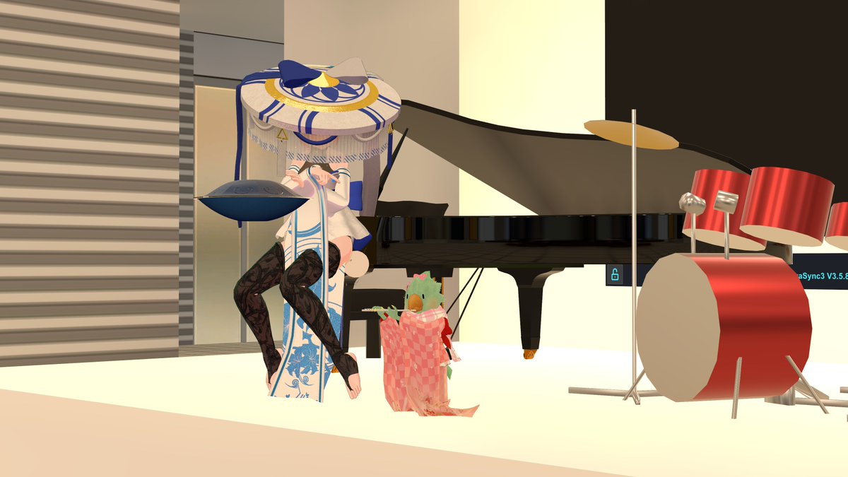 erimgarak's tweet image. きょうの「題名のないお茶会」オルカさん、のいざんさん、エンドパフォーマンス、集合。
#あ茶会 #Alternoise