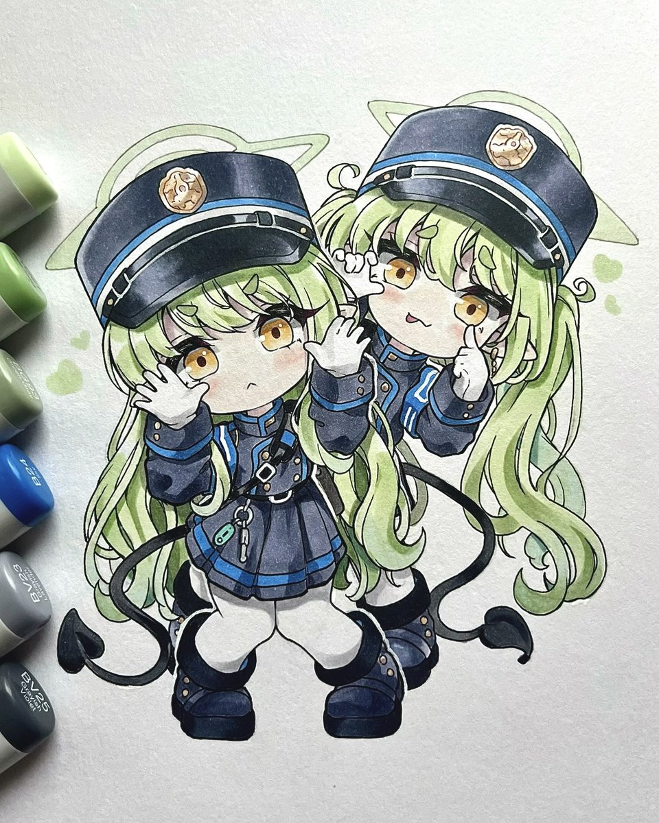 Hikari & Nozomi🚃 #BlueArchive #ブルアカ #블루아카이브