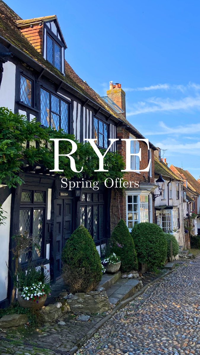 Always wanted to visit Rye? Why not take advantage of our Spring Offers? ryeandbeyondcottages.co.uk/pages/offers 

#visitrye #ryeeastsussex #1066country #ukstay #holidaycottages #ryeandbeyond