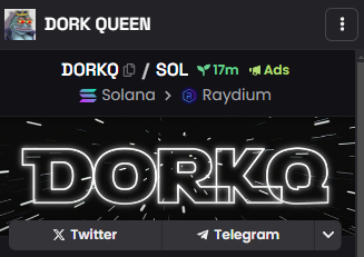 DorkQueen_OnSol's tweet photo. ADS RUNNING, NOT LIKE I NEED IT CAUSE EVERYONE KNOWS WHO THE QUEEN IS https://t.co/zZ091ePFYc