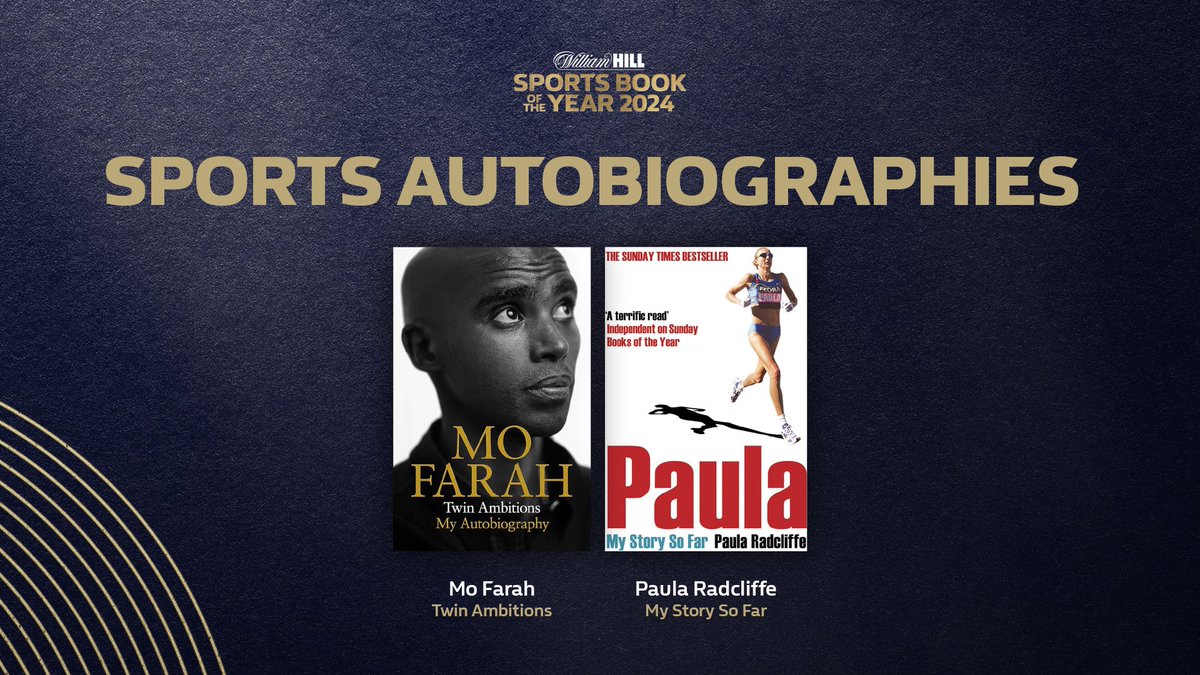 Today is the 45th #LondonMarathon! 🇬🇧 So we’ve taken a look back at the autobiographies of British long-distance runners @Mo_Farah and 3x winner of the London marathon @paulajradcliffe. 🏅 Tell us your favourite sports autobiography in the comments. 👇