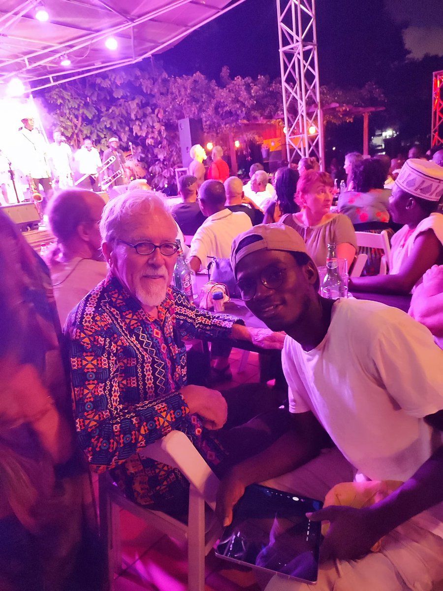 One of the highlights of the evening was sharing words with John Collins, a man who gave his life to highlife. John recorded and played with Fela, Victor Uwaifo, & other Ghanaian bands such as Jaguar Jokers, E T Mensah. He also taught African popular music.