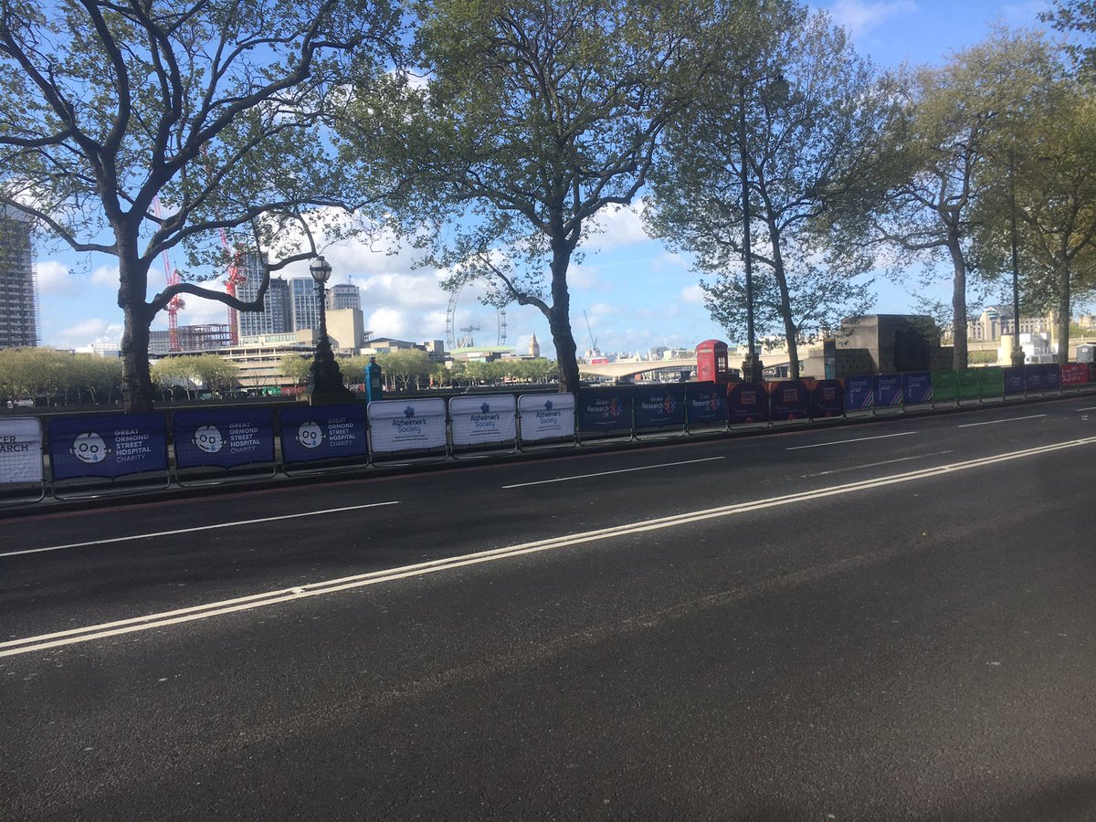 Ready at #volunteering #londonmarathon2024  good luck to all runners