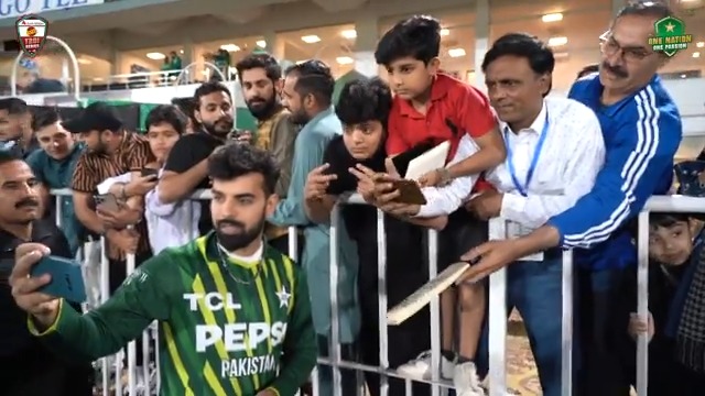 Spreading the smiles on the faces of our fans 🤗 📹 Credits: Twitter/TheRealPCB