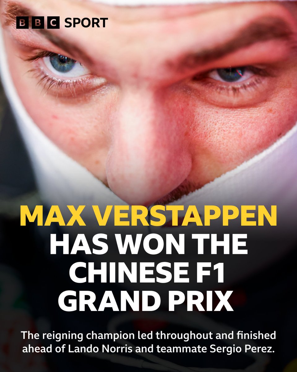 BBCSport's tweet photo. The reigning #F1 champion has won for the first time ever in China. 

#BBCF1 #ChineseGP https://t.co/uWfxvAMRHQ
