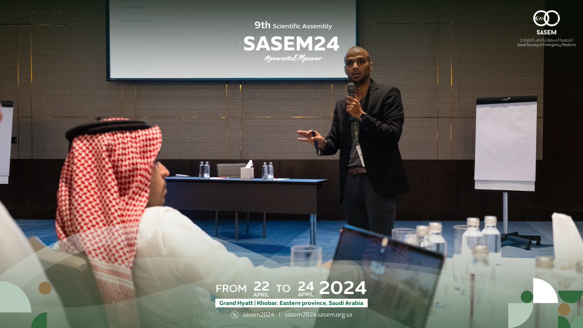 An incredible workshop at #SASEM2024 on 

Systematic Review and Meta-Analysis Workshop!

Participants are gaining knowledge in evidence synthesis and learning the best practices.
#powertoEMpower