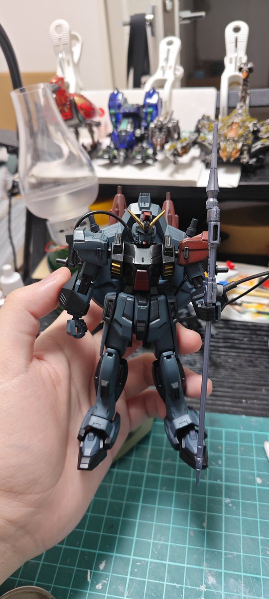 BJosephmi's tweet photo. 未完成の最新作　#ガンプラ #ガンプラ改造 #プラモ https://t.co/CByeQ73FME