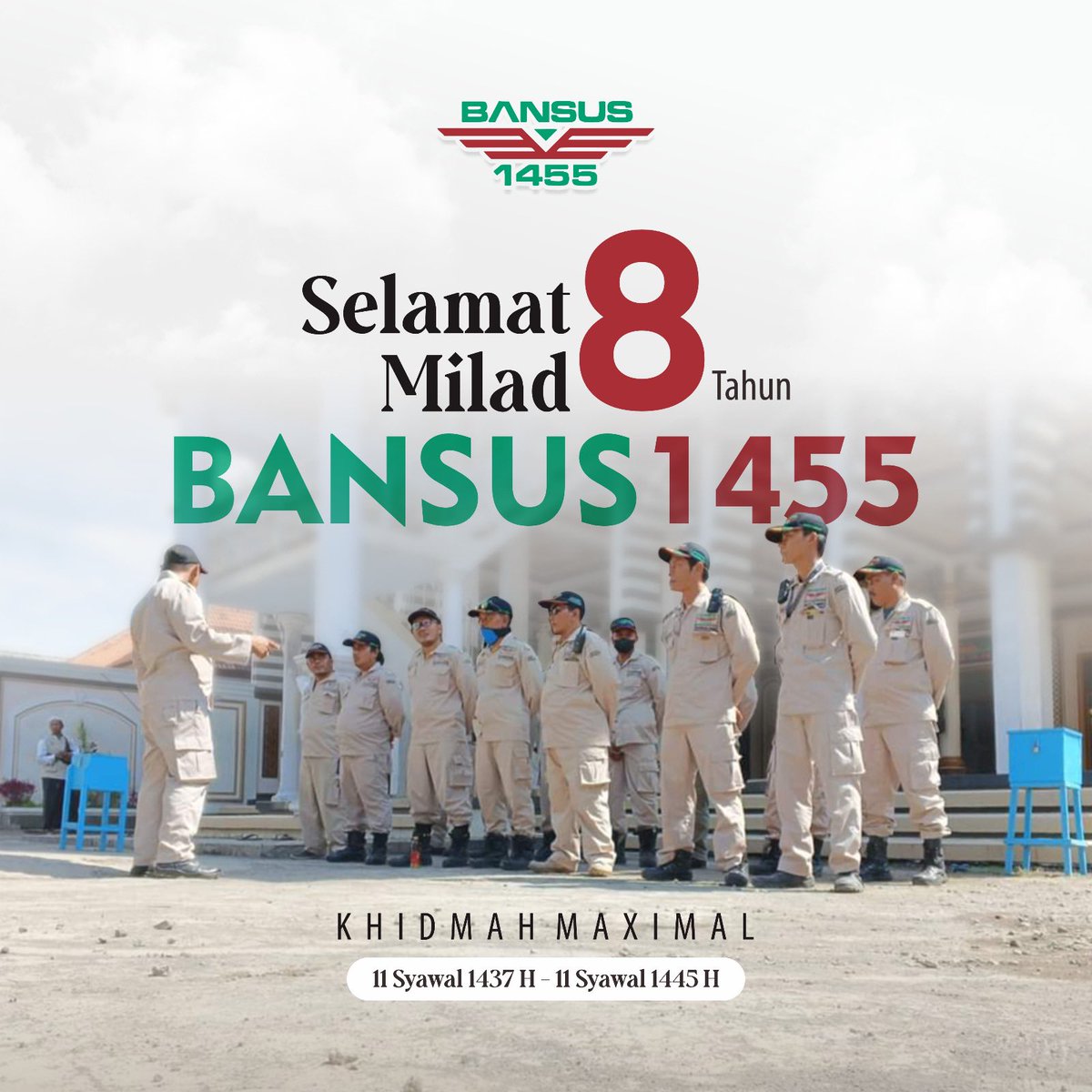 Bansus 1455 (Baddan Khusus IASS) merupakan badan otomo IASS (Ikatan Alumni Santri Sidogiri) yang bertugas mengamankan dan menertibkan seluruh kegiatan organisasi. 

Semoga terus diberikan kekuatan untuk mencapai #KhidmahMaximal. 

Selamat milad ke-8.