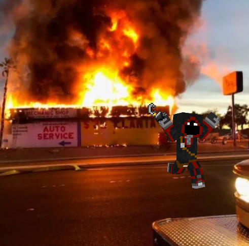 Badboyhalo has burned a store down!
