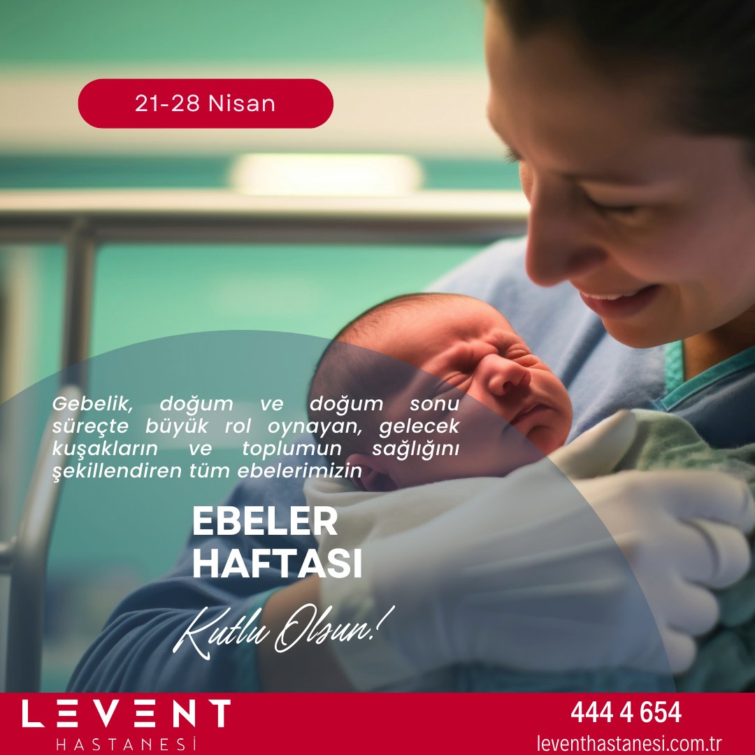 Gebelik, doğum ve doğum sonu süreçte büyük rol oynayan, gelecek
kuşakların ve toplumun sağlığını şekillendiren tüm ebelerimizin 21 -
28 Nisan Ebeler Haftası kutlu olsun.

#ebe #ebelerhaftası #leventhastanesi