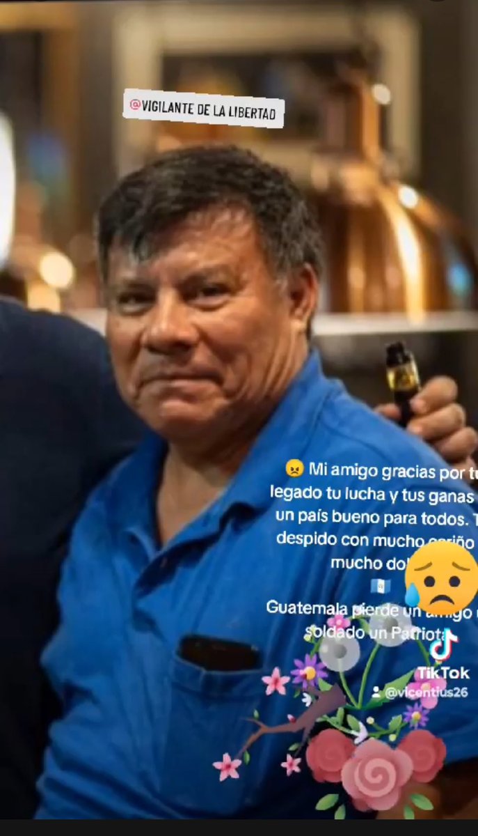 Guatemala Inmortal, grupo civico ciudadano en defensa de la SOBERANIA, LA LIBERTAD y la INDEPENDENCIA de la Republica lamenta profundamente el fallecimiento del Capitan Boris Lemus, veterano de combate y soldado de fuerzas especiales guatemateco; patriota, padre, oficial del