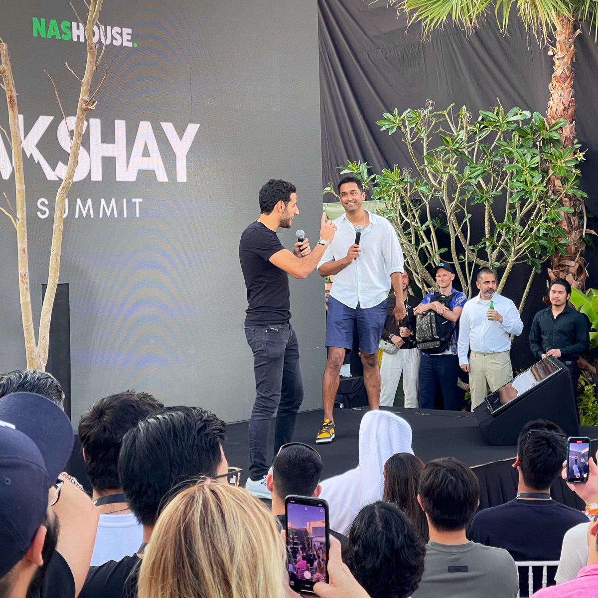 Akshay Summit was a lot of fun. Feeling blessed for the opportunity to enter exclusive circles. @nasdaily, @akshaybd, @balajis and @bryan_johnson gave a good show. Sad I missed @naval who I’ve heard was there too? One of my favorite humans. Good times.