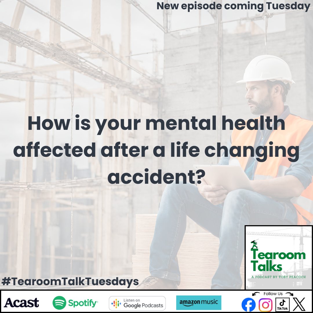 Episode 3 coming this Tuesday! Catch the previous episodes here - shows.acast.com/tearoom-talks-…

#MentalHealthAwareness #MentalHealthMatters #mentalhealthpodcast #podcast #podcasting #mentalhealthuk #ukpodcast #ukhealth #selfhelp #MentalWellness #ukindustry